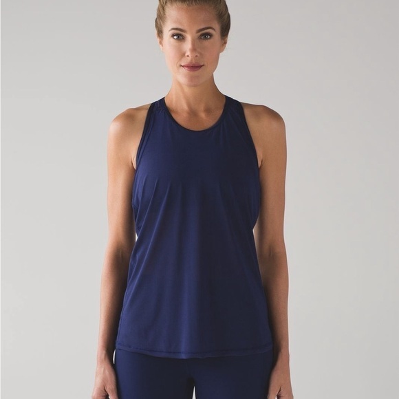Lululemon Fit Physique Tank Hero Blue 8 - Picture 1 of 9